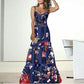 Elegant Floral Printed Summer Sling Party Dress on sale NOW!