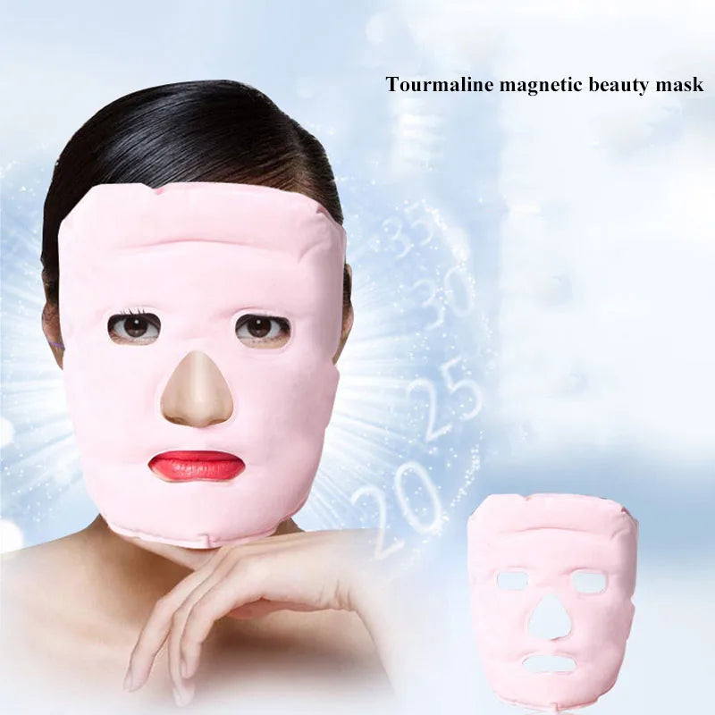 Magnetic therapy gel face-lift mask